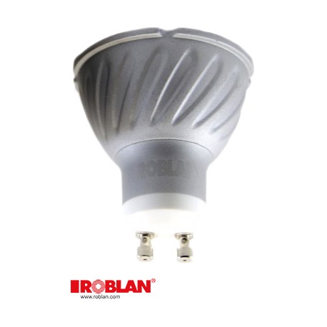 ECOCOB1X56500D - ECOCOB1X56500D ROBLAN LED Dichroic GU10 1X5 SMD ECO 5W White 6500K 346Lm 230V PF 0,50 Dimmable