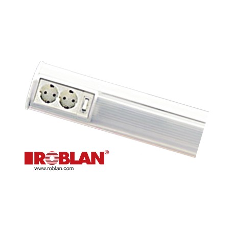WL04936 - WL04936 ROBLAN Batten Light Electronics Fluorescent 36W T8 4100K + 2 W/Int.