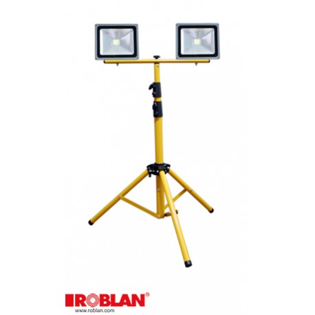 LED017B30 - LED017B30 ROBLAN Tripod 2 x Reflector 30W LED 2100lm X 2 100-305V + 3mt cable