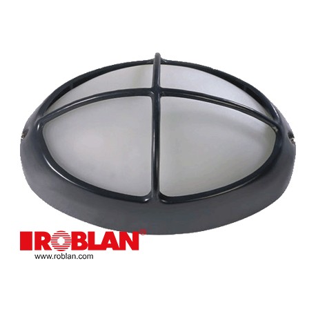 FPL1053S - FPL1053S ROBLAN Wall Fixture ROUND X Max 60W BLACK