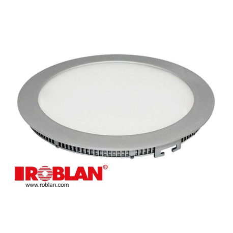 LEDPANEL12H - LEDPANEL12H ROBLAN LED Downlight 12W 100-240V 780Lm 6500K 172 x 22mm (Spotligh Fixtures Chrome frosted)