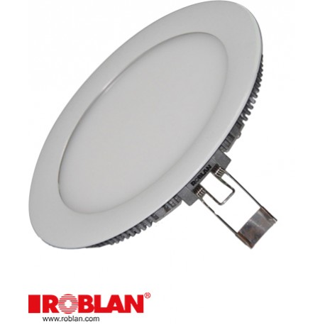 LEDPANEL12 - LEDPANEL12 ROBLAN LED Downlight 12W 100-240V 780Lm 6500K 172 x 22mm (Spotligh Fixtures White)