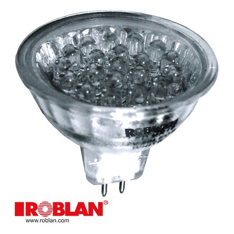 LEDMR16AZ - LEDMR16AZ ROBLAN LED Dichroic MR16 Blue 12V