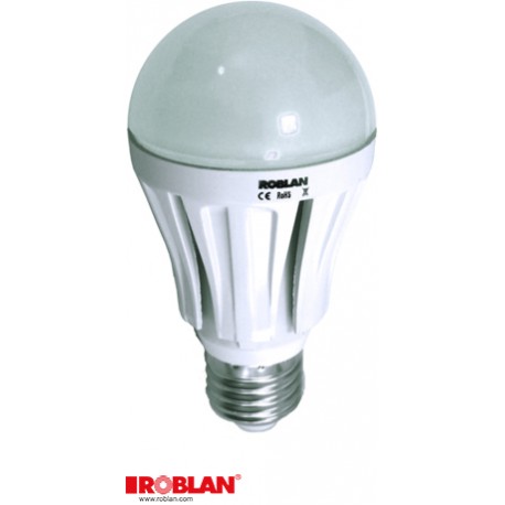 LEDEST12B - LEDEST12B ROBLAN LED Standard E27 12W White 6800K 1155lm 100-240V