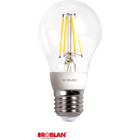 LEDFILEST4C - LEDFILEST4C ROBLAN LED Filament Standard A55 E27 4W Warm 2700K 380LM 220-240V