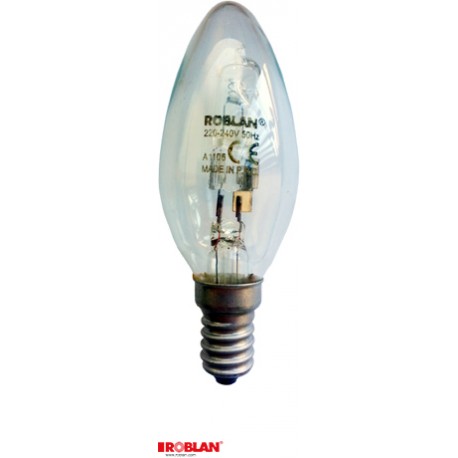 ECOVELA28E14 - ECOVELA28E14 ROBLAN ECO Candle Halogen 28W E14 220-240V
