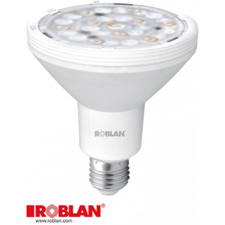 LEDPAR30MAB - LEDPAR30MAB ROBLAN LED PAR30 12W E27 6500K 95-245V 9000lm 15º -30º-60º Multi Angle