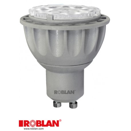 LEDMAGU106F - LEDMAGU106F ROBLAN LED Dichroic GU10 6W Cold 4000K 320lm 100-240V 25º-40º-55º Multi Angle