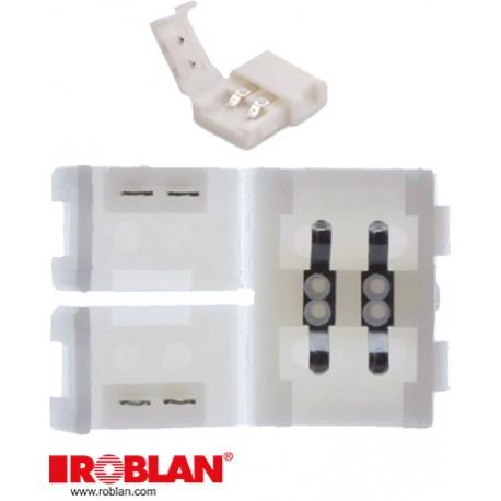 CONCLIP203528 - CONCLIP203528 ROBLAN Connector CLIP for Strips Led 8mm "two Strips" (NO CABLE)