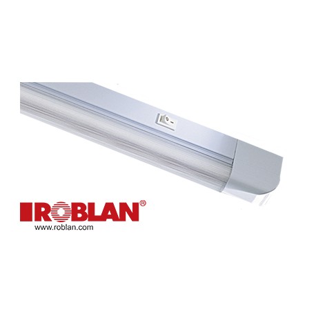 WL011B18 - WL011B18 ROBLAN Batten Light Electronics Fluorescent 18W 4100K T8 Linkable W/Int.