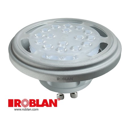 LEDES1X123000 - LEDES1X123000 ROBLAN LED ES111 175-250V 1x12W GU10 SMD LED Warm 3000K 48º 1020LM