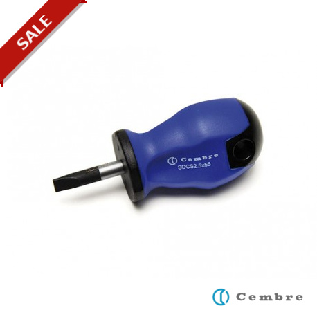 SDCS2.5X55 - SDCS2.5X55 3065092 CEMBRE SDCS2.5X55 SHORT SCREWDRIVER