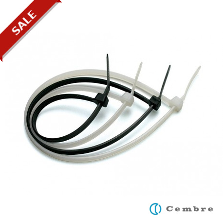 G450X4.8 - G450X4.8 3041835 CEMBRE G450X4.8 (NATURAL) PA6.6 CABLE TIE