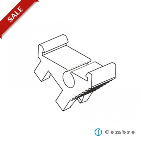 42805 - 42805 4101930 CEMBRE BRACKET FOR TERMINAL BLOCK MARKER STRIPS STF-05 (GY)