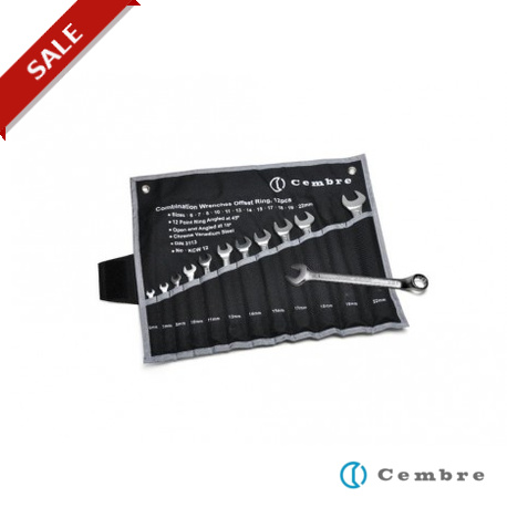 KCW12 - KCW12 3065295 CEMBRE KCW12 COMBINATION WRENCH SET (12 PIECES)