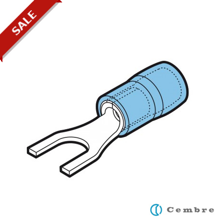 BKY-U4 - BKY-U4 2145906 CEMBRE BKY-U4 FORK TERMINAL
