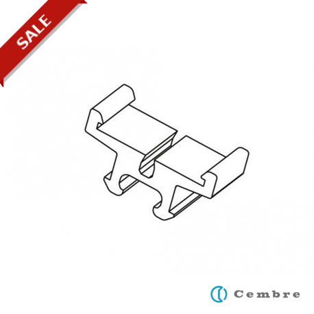 42803 - 42803 4101920 CEMBRE BRACKET FOR TERMINAL BLOCK MARKER STRIPS STF-03 (GY)