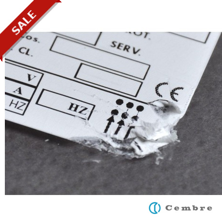29906 - 29906 4114356 CEMBRE LABEL MG-SAT-D (9X15 WH)