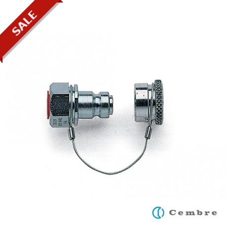 Q38-MS - Q38-MS 2593860 CEMBRE Q38-MS MALE COUPLING
