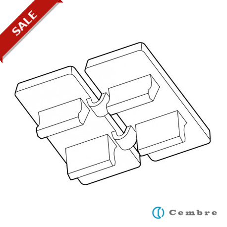 46390 - 46390 4107550 CEMBRE TERMINAL BLOCK MARKERS MG-CPM-12 (4.2X9 WH)