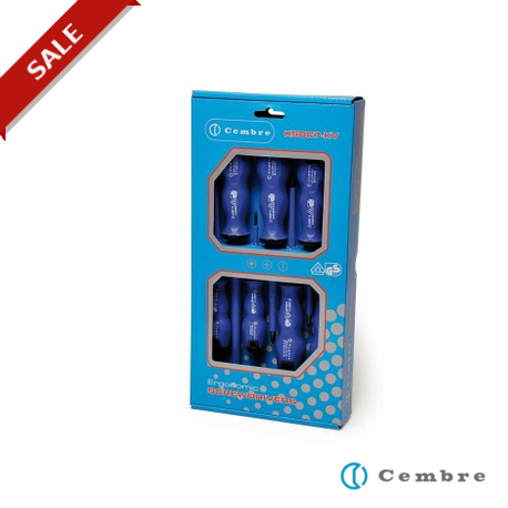 KSDC7-KV - KSDC7-KV 3065190 CEMBRE SET KSDC7-KV SCREWDRIVERS (7 PIECES)