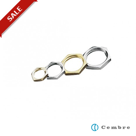 2033M16N - 2033M16N 3015756 CEMBRE 2033M16N METRIC BRASS LOCKNUT
