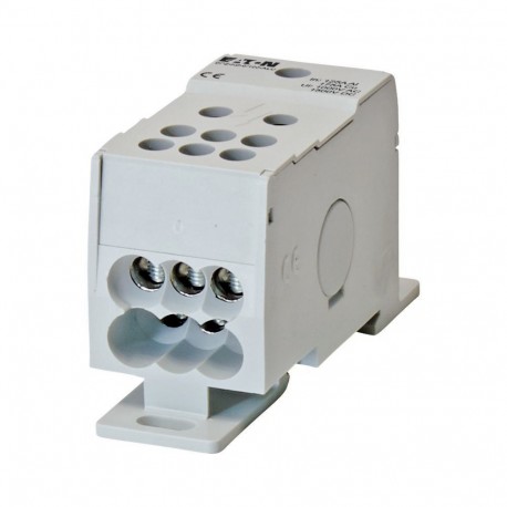 BPZ-KB-6/160-ALU - BPZ-KB-6/160-ALU 102704 Y7-102704 EATON ELECTRIC Terminal block 1 pole, 160A, 6 output terminals, ALU