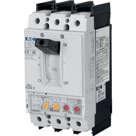 NZMN2-VE160-BT-NA - NZMN2-VE160-BT-NA 107844 Y7-107844 EATON ELECTRIC Circuit-breaker, 3p, 160A, box terminals