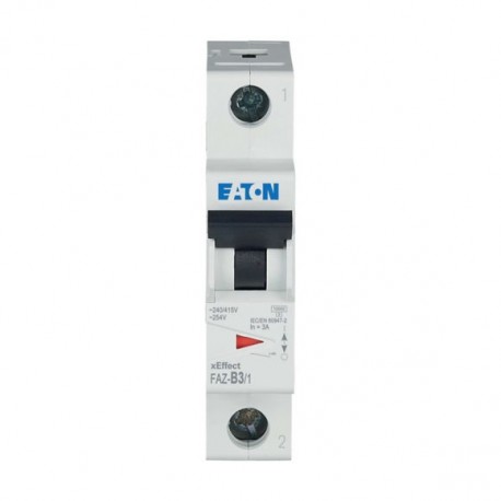 FAZ-B3/1 - FAZ-B3/1 278525 Y7-278525 EATON ELECTRIC Miniature circuit breaker (MCB), 3A, 1p, type B characteristic