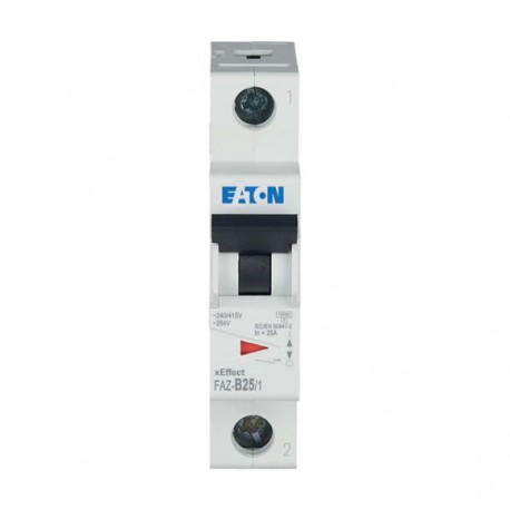FAZ-B25/1 - FAZ-B25/1 278537 Y7-278537 EATON ELECTRIC Miniature circuit breaker (MCB), 25A, 1p, B-Char, AC
