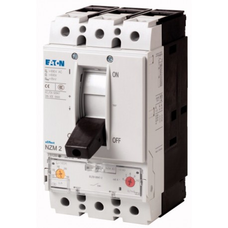 NZMB2-A125-KCU-NA - NZMB2-A125-KCU-NA 113026 EATON ELECTRIC Circuit-breaker, 3p, 125A