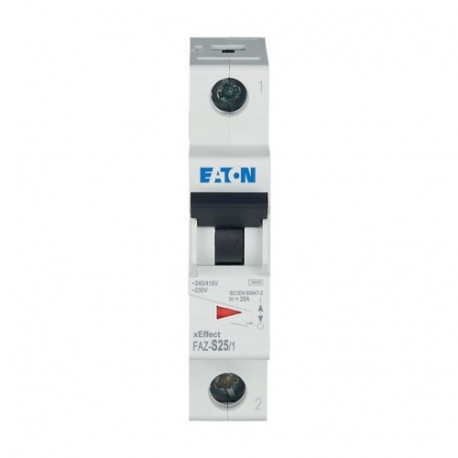 FAZ-S25/1 - FAZ-S25/1 278614 Y7-278614 EATON ELECTRIC Miniature circuit breaker (MCB), 25A, 1p, S-Char, AC