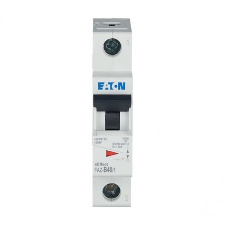 FAZ-B40/1 - FAZ-B40/1 278539 Y7-278539 EATON ELECTRIC Miniature circuit breaker (MCB), 40A, 1p, B-Char, AC
