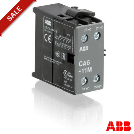 GJL1201317R0003 - CA6-11M GJL1201317R0003 ABB CA6-11M Auxiliary Contact