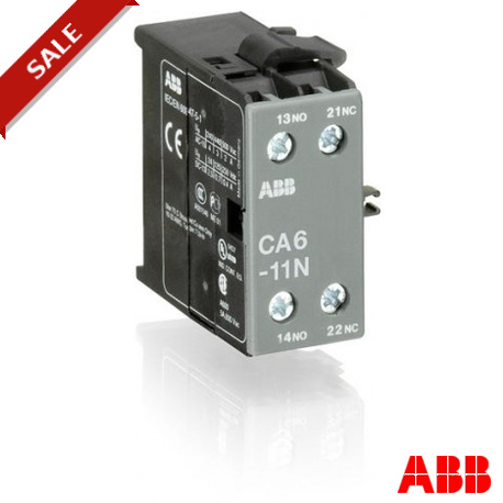 GJL1201317R0004 - CA6-11N GJL1201317R0004 ABB CA6-11N Auxiliary Contact