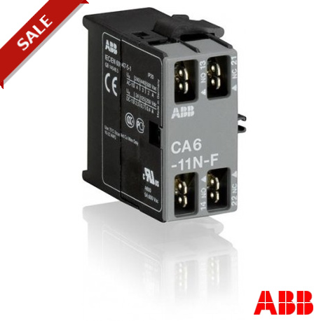 GJL1201318R0004 - CA6-11NF GJL1201318R0004 ABB CA6-11N-F Auxiliary Contact