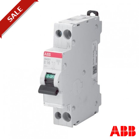 2CSS255101R0164 - SN201-C16 2CSS255101R0164 ABB Miniature circuit breaker SN201 2P C 16 A