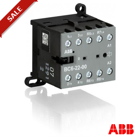 GJL1213501R0001 - BC6-22-00-01 GJL1213501R0001 ABB BC6-22-00-01 Mini Contactor 24VDC