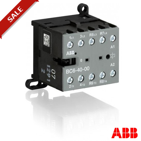 GJL1213201R0004 - BC6-40-00-04 GJL1213201R0004 ABB BC6-40-00-04 Mini Contactor 110-125VDC