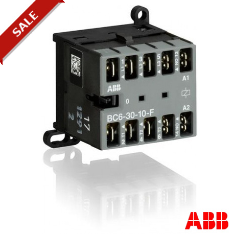 GJL1213003R0107 - BC6-30-10-F GJL1213003R0107 ABB BC6-30-10-F-07 Mini Contactor 12VDC