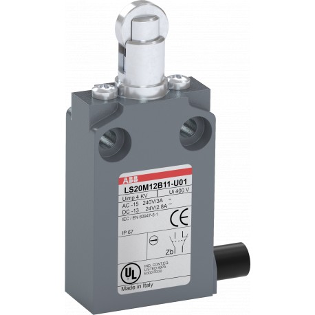 LS20M12B11-U01 - LS20M12B11-U01 1SBV015512R2601 ABB LS20M12B11-U01 Limit Switch