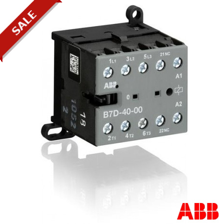 GJL1317201R0005 - B7D-40-00 GJL1317201R0005 ABB B7D-40-00-05 Mini Contactor 220-240VDC with diode