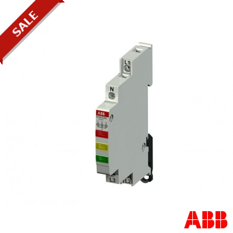 2CCA703902R0001 - E219-3CDE 2CCA703902R0001 ABB E219-90-10C3CDE Indicator light with 3 LEDs red, yellow, green 415/230