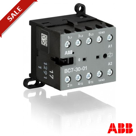 GJL1313001R5011 - BC7-30-01 GJL1313001R5011 ABB BC7-30-01-2.4-51 Mini Contactor 17-32VDC, 2.4W