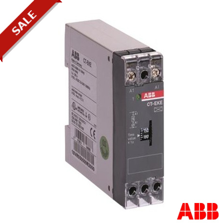 CT-EKE - CT-EKE 1SVR550509R1000 ABB CT-EKE Time relay, ON-delay solid-state, 1n/o, 0.1-10s, 24-240VAC/DC