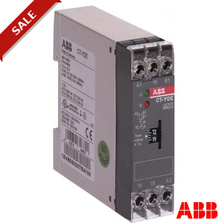 CT-YDE - CT-YDE 1SVR550207R1100 ABB CT-YDE Time relay, star-delta 1c/o, 0.1-10s, 24VAC/DC 220-240VAC