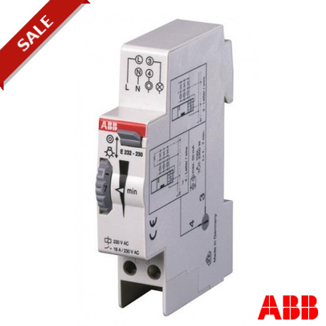 2CDE110000R0501 - E232-230 2CDE110000R0501 ABB E232-230 STAIRCASE TIME SWITCH