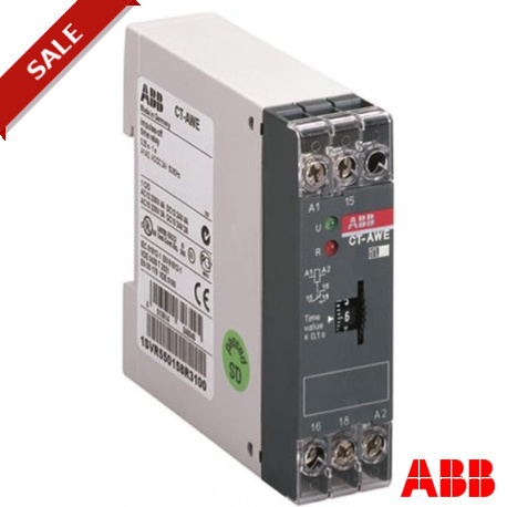 CT-AWE - CT-AWE 1SVR550150R3100 ABB CT-AWE Time relay, impulse-OFF 1c/o, 0.05-1s, 110-130VAC,w/o aux.supply
