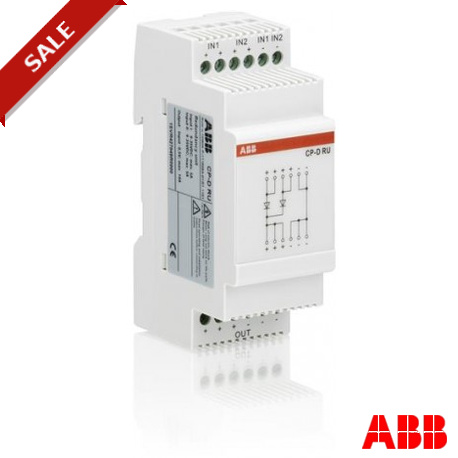 1SVR427049R0000 - CP-D RU 1SVR427049R0000 ABB CP-D RU Redundancy unit for CP range power supplies, In: 2x5A, Out: 1x10A