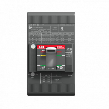 1SDA074646R1 - 1SDA074646R1 ABB XT1N 125 TMF 100-1000 3p F F UL/CSA